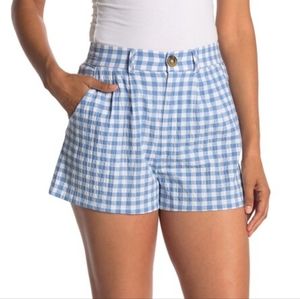 Abound Blue Gingham Women's Shorts
